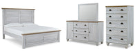 Haven Bay King Panel Bed with Mirrored Dresser and Chest Factory Furniture Mattress & More - Online or In-Store at our Phillipsburg Location Serving Dayton, Eaton, and Greenville. Shop Now.