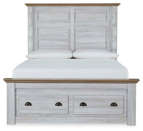 Haven Bay Queen Panel Storage Bed with Mirrored Dresser and 2 Nightstands Factory Furniture Mattress & More - Online or In-Store at our Phillipsburg Location Serving Dayton, Eaton, and Greenville. Shop Now.