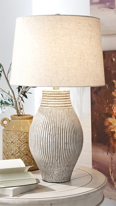 Layal Paper Table Lamp (1/CN) Factory Furniture Mattress & More - Online or In-Store at our Phillipsburg Location Serving Dayton, Eaton, and Greenville. Shop Now.