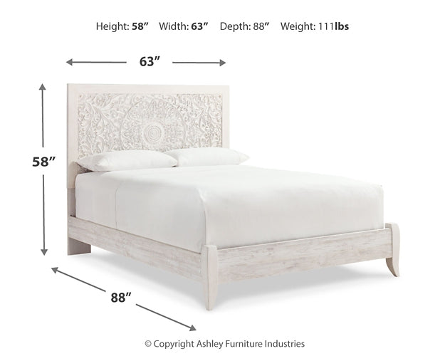 Paxberry Queen Panel Bed with Mirrored Dresser Factory Furniture Mattress & More - Online or In-Store at our Phillipsburg Location Serving Dayton, Eaton, and Greenville. Shop Now.