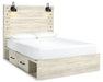 Cambeck Queen Panel Bed with 2 Storage Drawers with Mirrored Dresser and Nightstand Factory Furniture Mattress & More - Online or In-Store at our Phillipsburg Location Serving Dayton, Eaton, and Greenville. Shop Now.