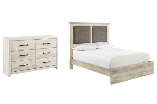 Cambeck Queen Upholstered Panel Bed with Dresser Factory Furniture Mattress & More - Online or In-Store at our Phillipsburg Location Serving Dayton, Eaton, and Greenville. Shop Now.