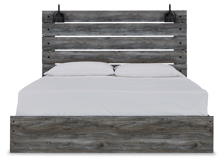 Baystorm King Panel Bed with Mirrored Dresser Factory Furniture Mattress & More - Online or In-Store at our Phillipsburg Location Serving Dayton, Eaton, and Greenville. Shop Now.