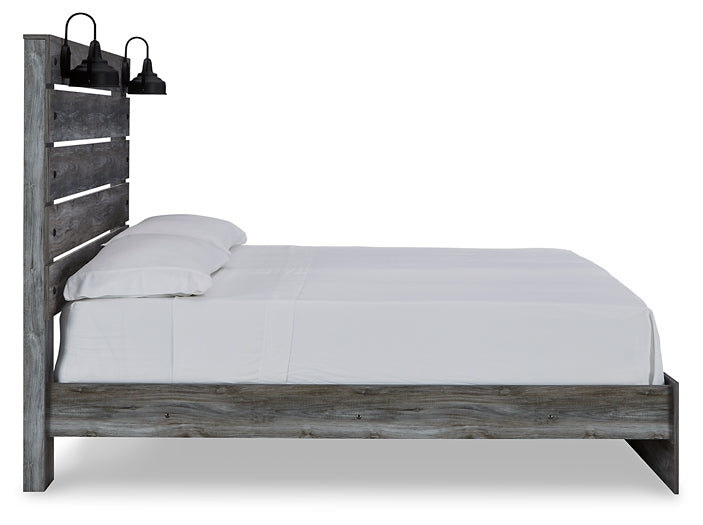 Baystorm King Panel Bed with Mirrored Dresser Factory Furniture Mattress & More - Online or In-Store at our Phillipsburg Location Serving Dayton, Eaton, and Greenville. Shop Now.