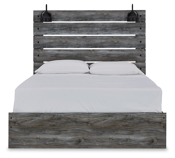 Baystorm Queen Panel Bed with Mirrored Dresser and Chest Factory Furniture Mattress & More - Online or In-Store at our Phillipsburg Location Serving Dayton, Eaton, and Greenville. Shop Now.