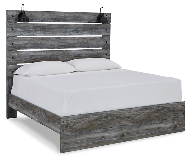 Baystorm Queen Panel Bed with Mirrored Dresser and Chest Factory Furniture Mattress & More - Online or In-Store at our Phillipsburg Location Serving Dayton, Eaton, and Greenville. Shop Now.