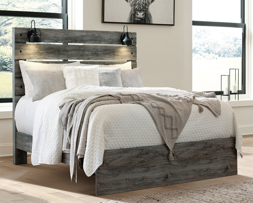 Baystorm Queen Panel Bed with Mirrored Dresser and Chest Factory Furniture Mattress & More - Online or In-Store at our Phillipsburg Location Serving Dayton, Eaton, and Greenville. Shop Now.