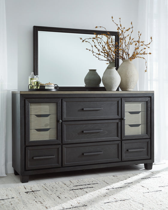 Foyland King Panel Storage Bed with Mirrored Dresser, Chest and 2 Nightstands Factory Furniture Mattress & More - Online or In-Store at our Phillipsburg Location Serving Dayton, Eaton, and Greenville. Shop Now.