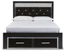 Kaydell Queen Upholstered Panel Storage Bed with Mirrored Dresser, Chest and Nightstand Factory Furniture Mattress & More - Online or In-Store at our Phillipsburg Location Serving Dayton, Eaton, and Greenville. Shop Now.