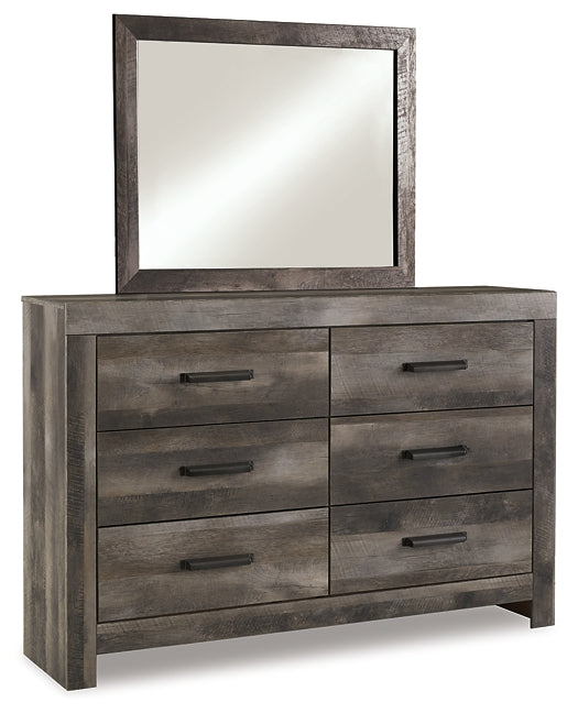 Wynnlow Queen Crossbuck Panel Bed with Mirrored Dresser, Chest and Nightstand Factory Furniture Mattress & More - Online or In-Store at our Phillipsburg Location Serving Dayton, Eaton, and Greenville. Shop Now.