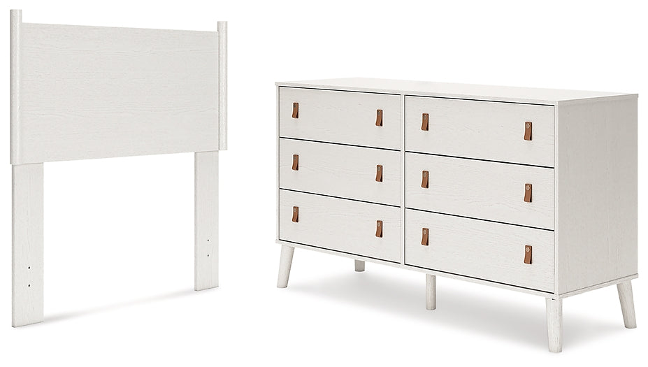 Aprilyn Twin Panel Headboard with Dresser