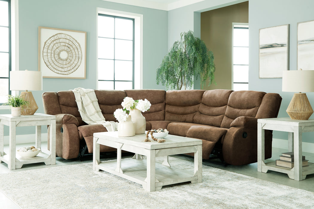 2 piece sectional online with chaise and recliner