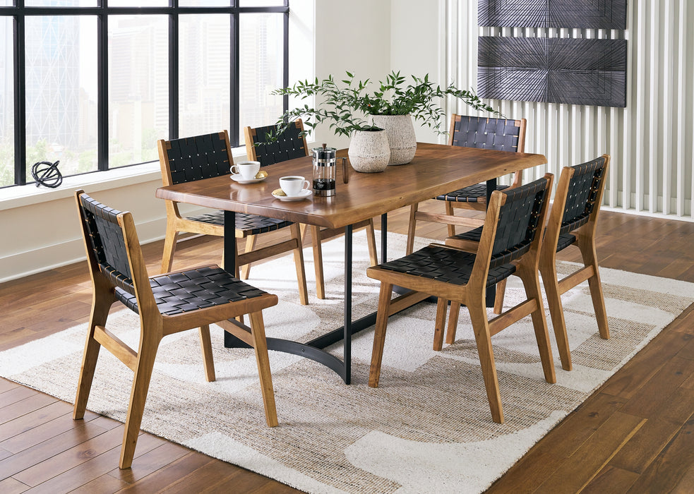 Fortmaine Dining Table and 6 Chairs