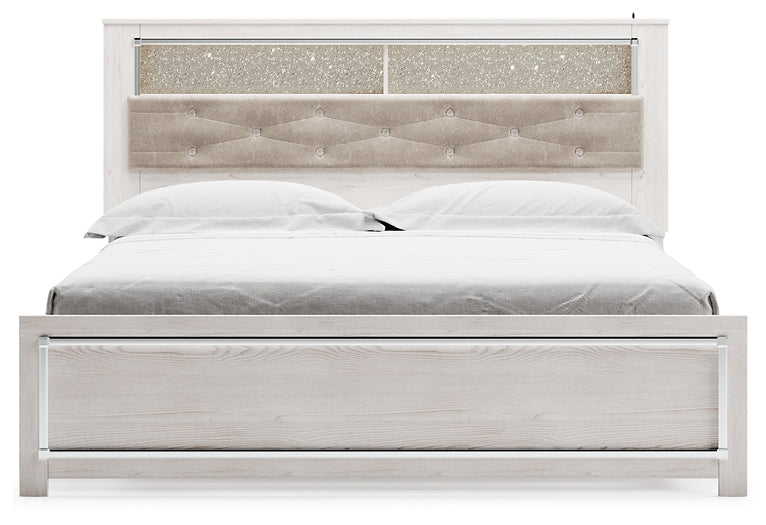 Altyra King Panel Bookcase Bed